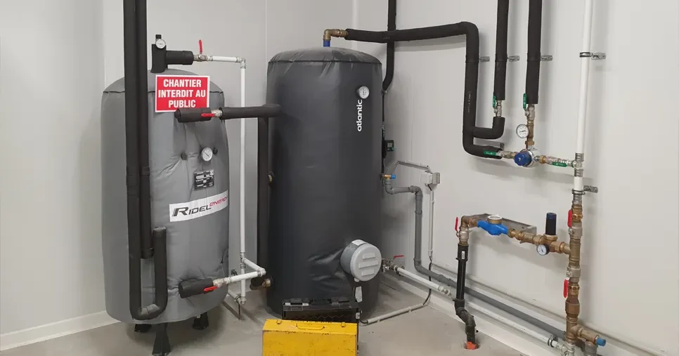 Récupérateur de chaleur eau chaude sanitaire