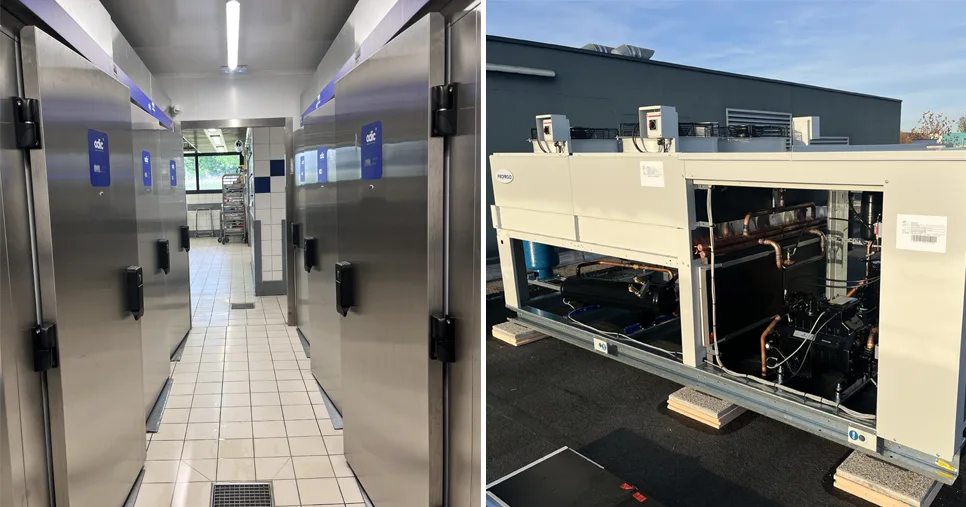 Installations frigorifiques dans les locaux à Entzheim